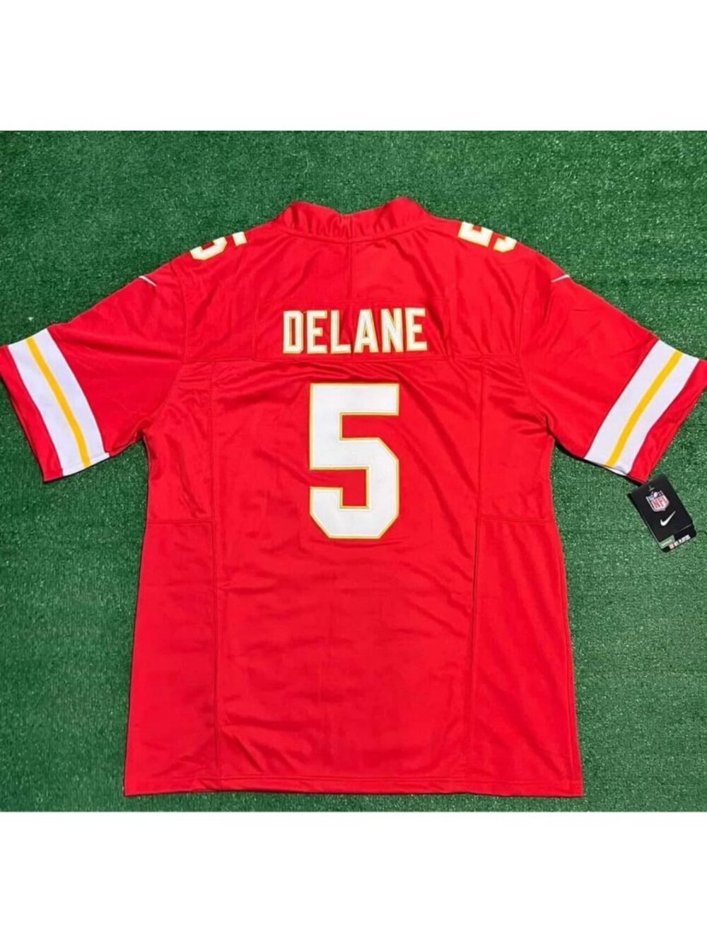 Mansoor Delane Kids Red Stitched Jersey Vapor